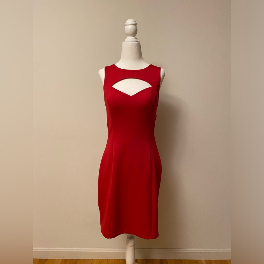 Guess Bodycon Red Strappy Dress